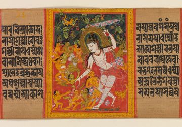 The Ashtasahasrika Prajnaparamita (Perfection of Wisdom in 8,000 Verses)-one folio