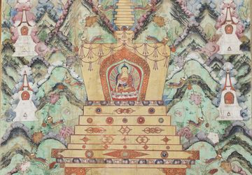 Buddha within a stupa