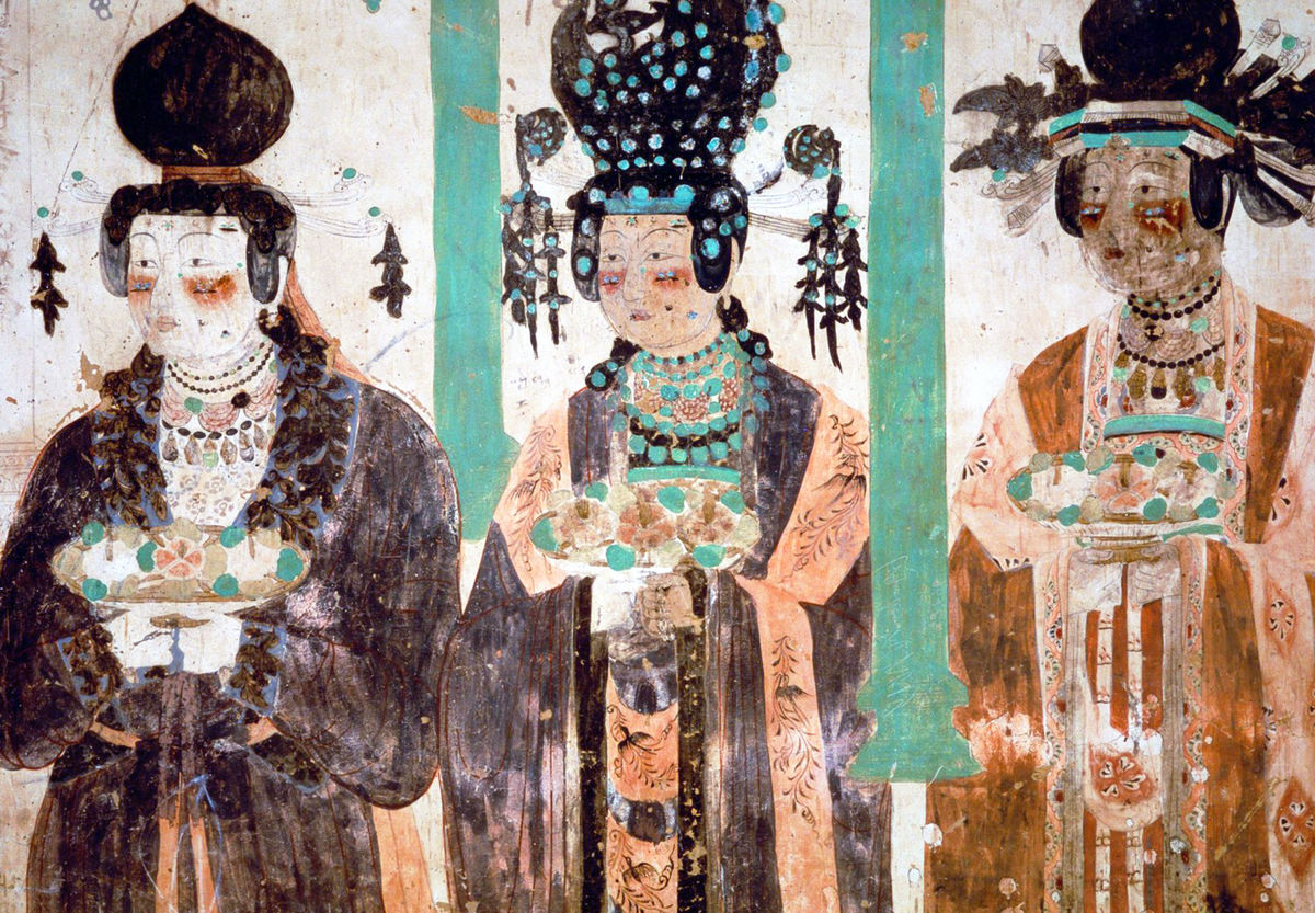 A fresco from cave 61, MOgao Caves, Dunhuang