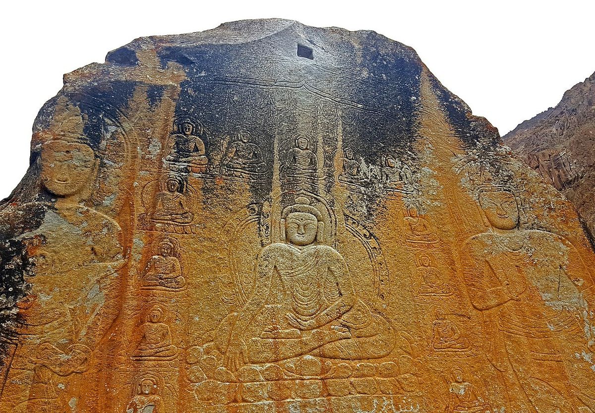 image of Manthal Buddha Rock in Skardu, Pakistan