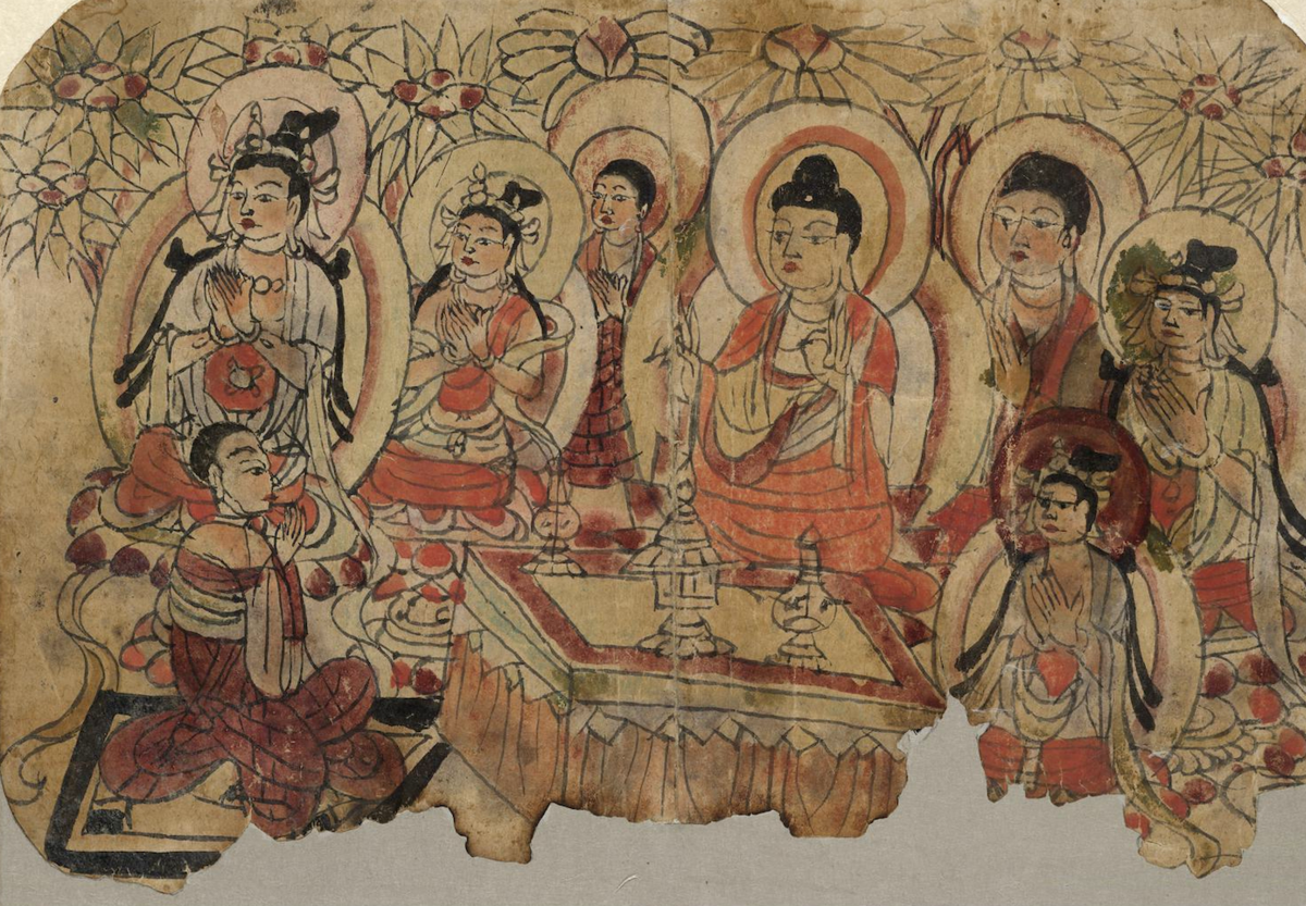 Frontpiece of the Diamond Sutra