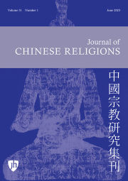 Journal of Chinese Religions cover