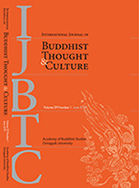 International Journal of Buddhist Thought and Culture cover